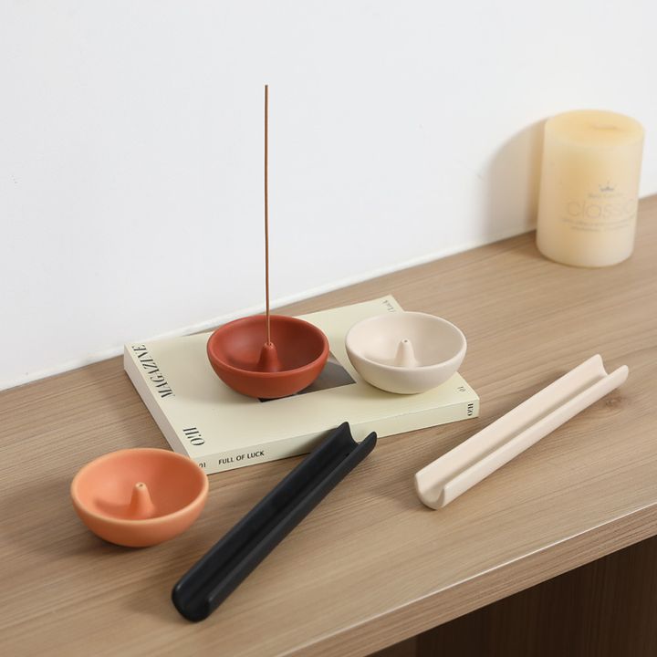 線香座 陶瓷簡約香插