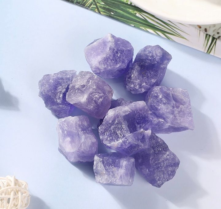 天然【淺紫水晶】原石