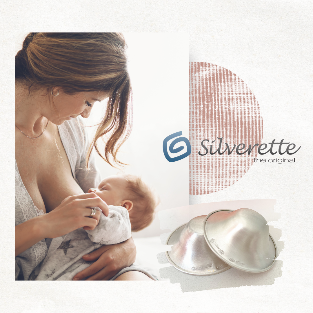 SILVERETTE ® Silver Nursing Cups for Sore Nipples – Stillen Maternity