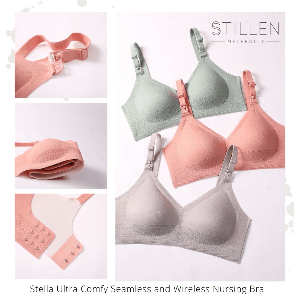 Stella Ultra comfy Micro Modal seamless no underwire breastfeeding nursing  bra (Color - Light Skin) – Stillen Maternity
