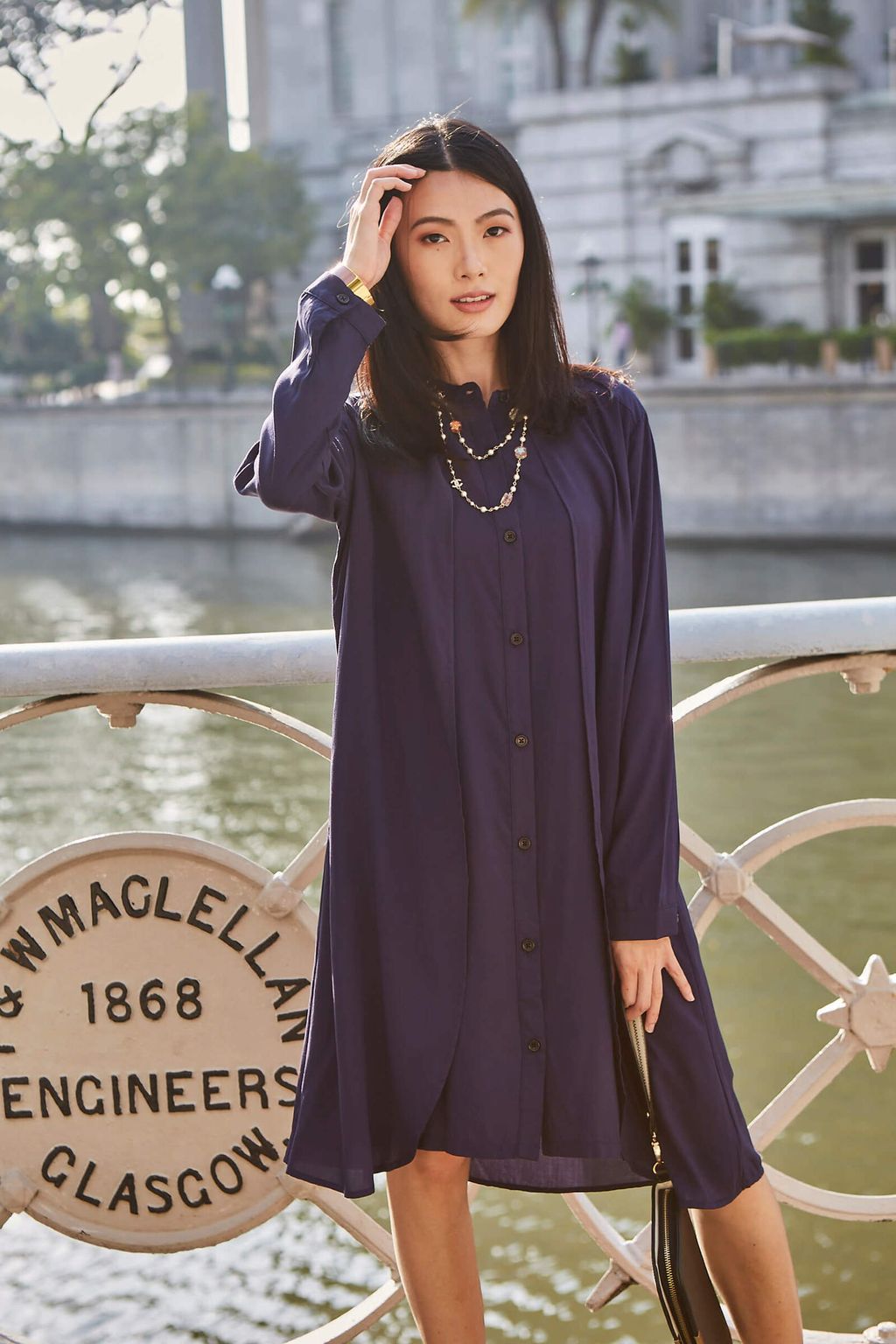 Nadiya Nursing Dress (Front Outdoor).jpg