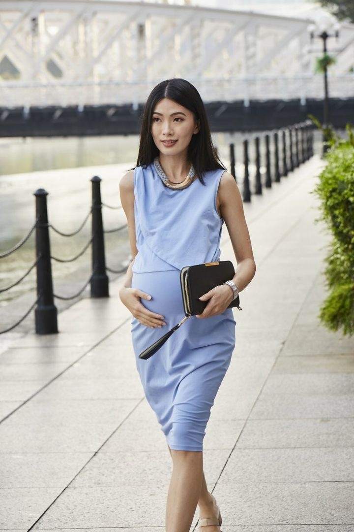 Penelope Sleeveless Pencil dress (Lilac) outdoor.jpg