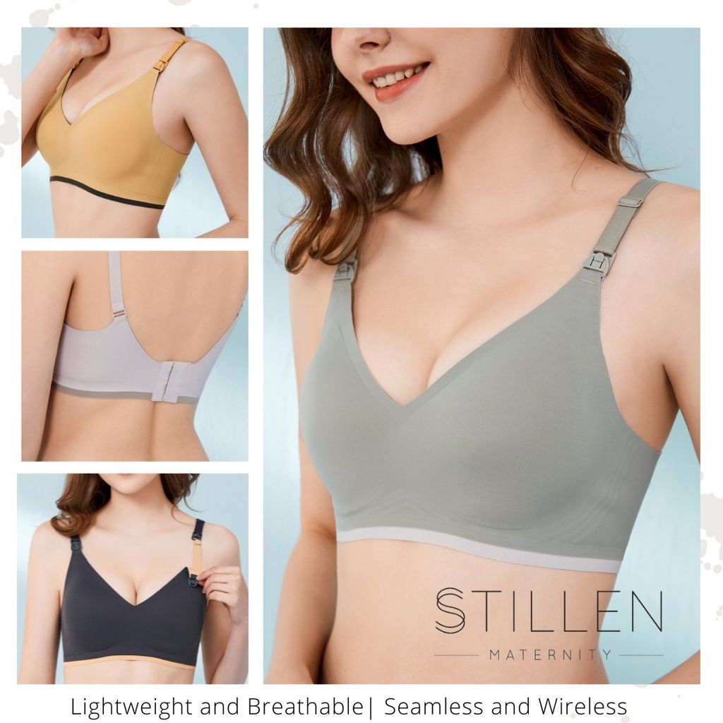 Cersei Lightweight Breathable Wireless Nursing Bra – Stillen Maternity