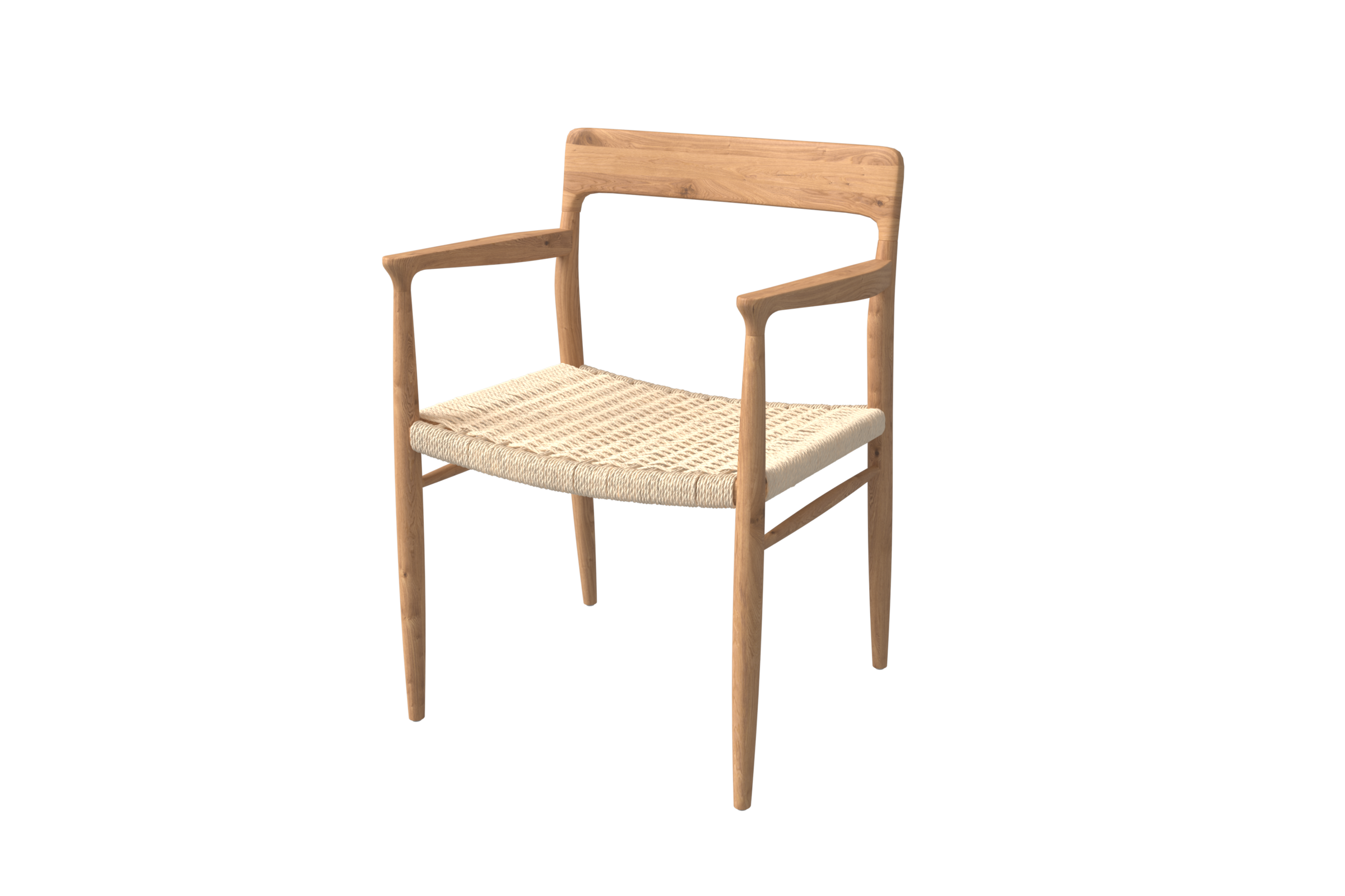JY66 原木色 餐椅-2