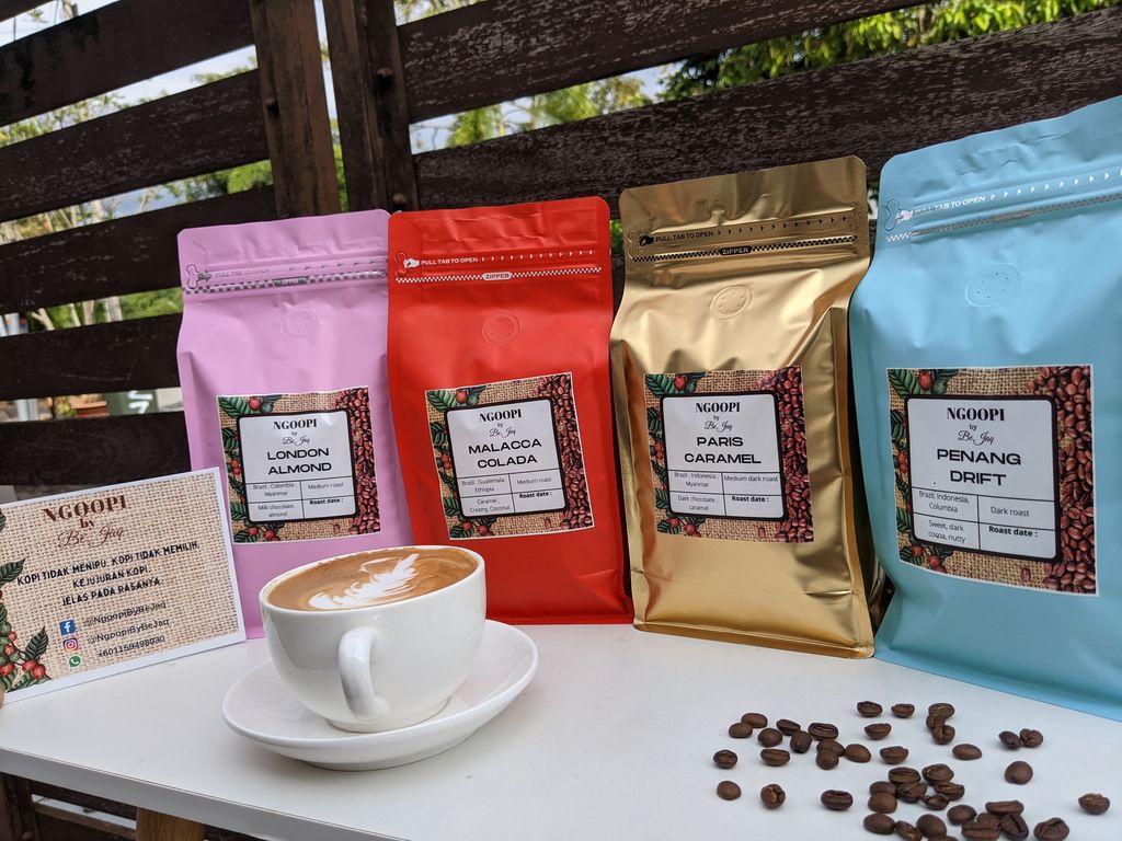 London Almond Coffee Beans Ngoopi By Be Jaq