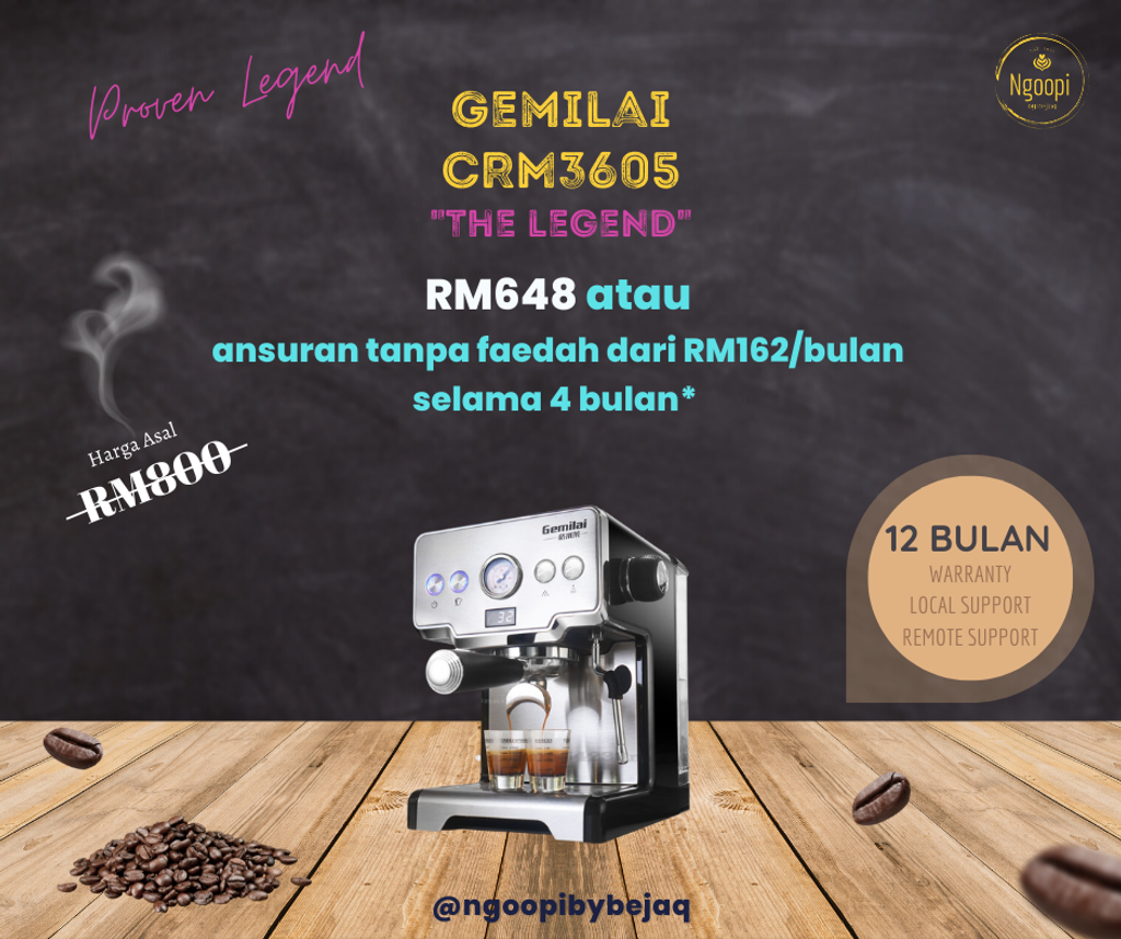 READY STOCK!! Gemilai CRM3605 - "THE LEGEND" – Ngoopi ( FCV Sdn Bhd )