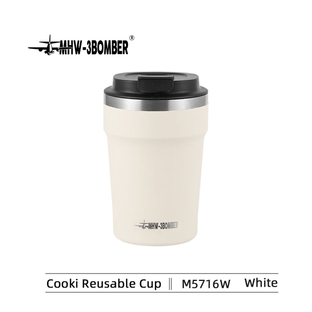 MHW3BOMBER Cooki Reusable Cup 360ml (12oz) Ngoopi By Be Jaq