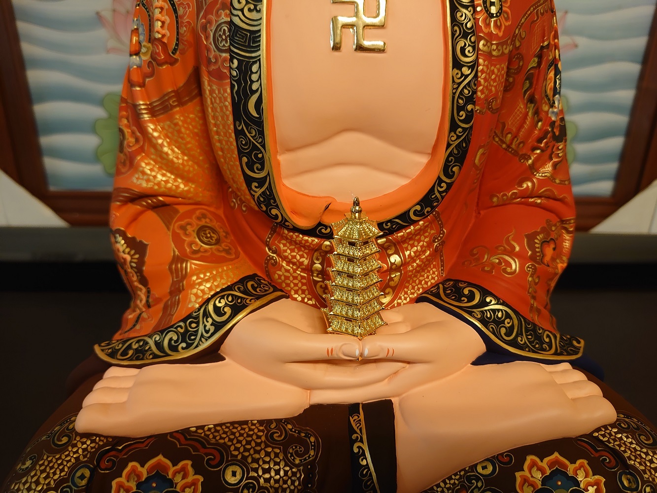 三寶佛｜香樟｜金身坐蓮體｜彩繪安金｜訂製神尊– 旺旺來宗教百貨