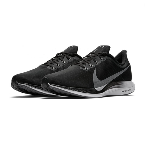 Nike Zoom Pegasus 35 黑面白底 灰銀勾 慢跑鞋 避震 透氣網布 柔軟回彈 男鞋 AJ4114-001 1