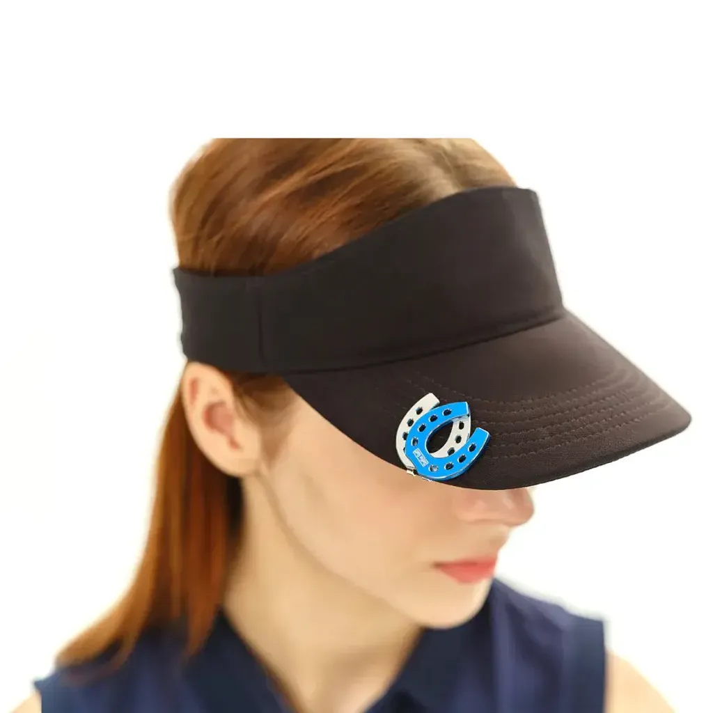 selfiegolfselfietotemgolfballmarkershatclipmagneticlinedrawingstencilsmarkingaccessoriesbluehorseshoegolfgiftsmenwomengoodluckluckygoldscottypu (1)