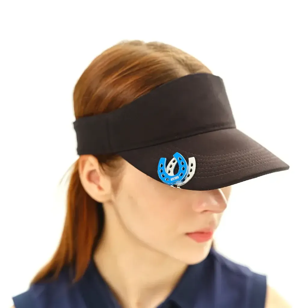 selfiegolfselfietotemgolfballmarkershatclipmagneticlinedrawingstencilsmarkingaccessoriesbluehorseshoegolfgiftsmenwomengoodluckluckygoldscottypu (2)