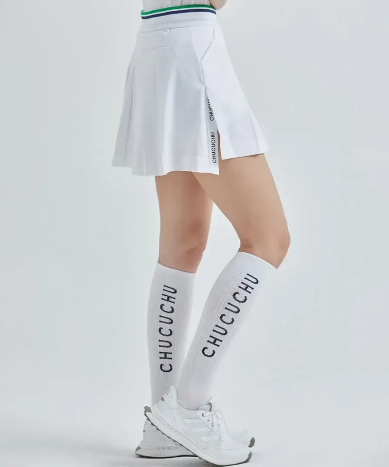 3_CHUCUCHU_Logo_Crew_Knee_Socks_-_White