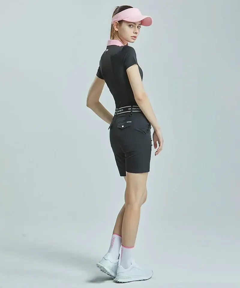 8PointCollarShortSleeveTop