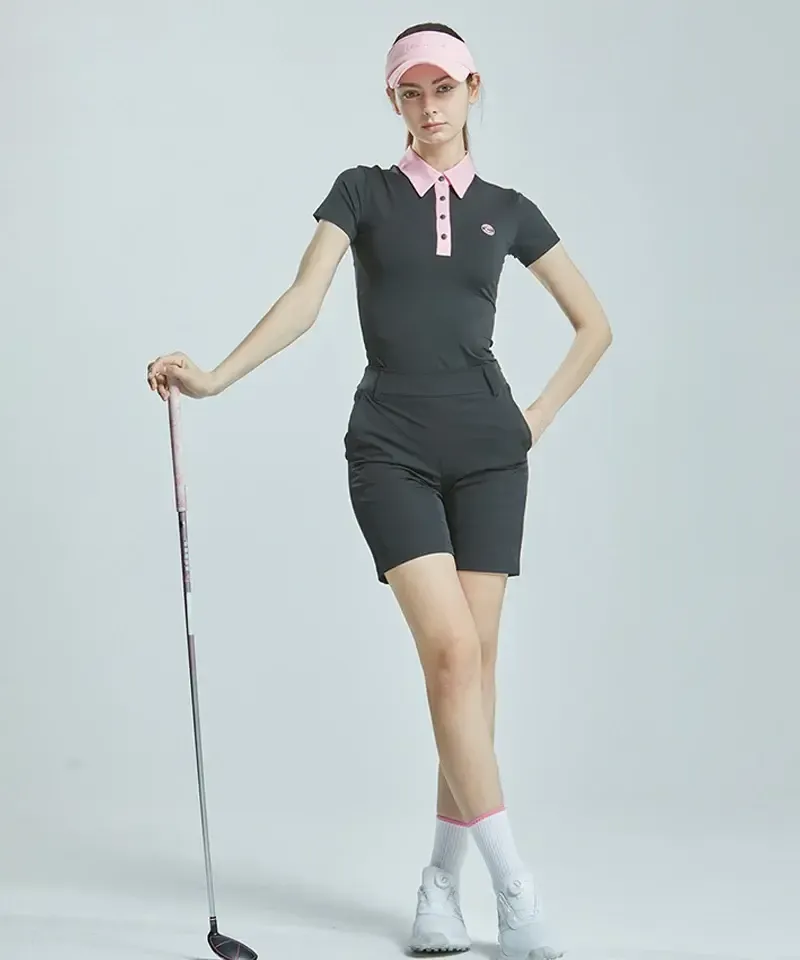 9PointCollarShortSleeveTop