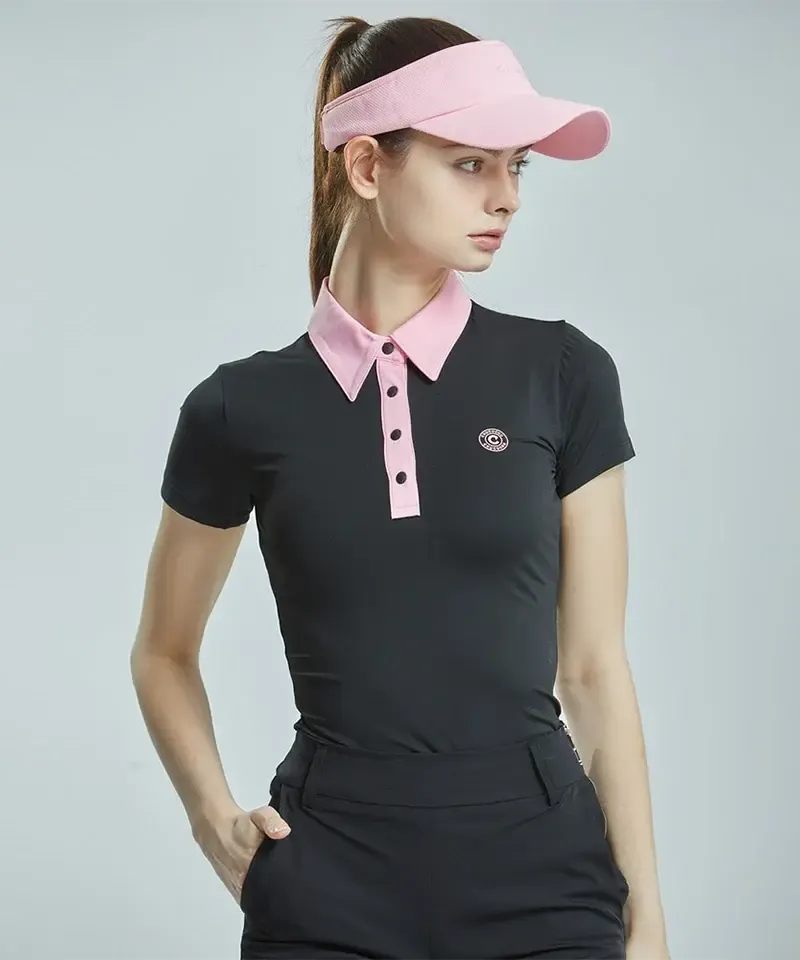 2PointCollarShortSleeveTop