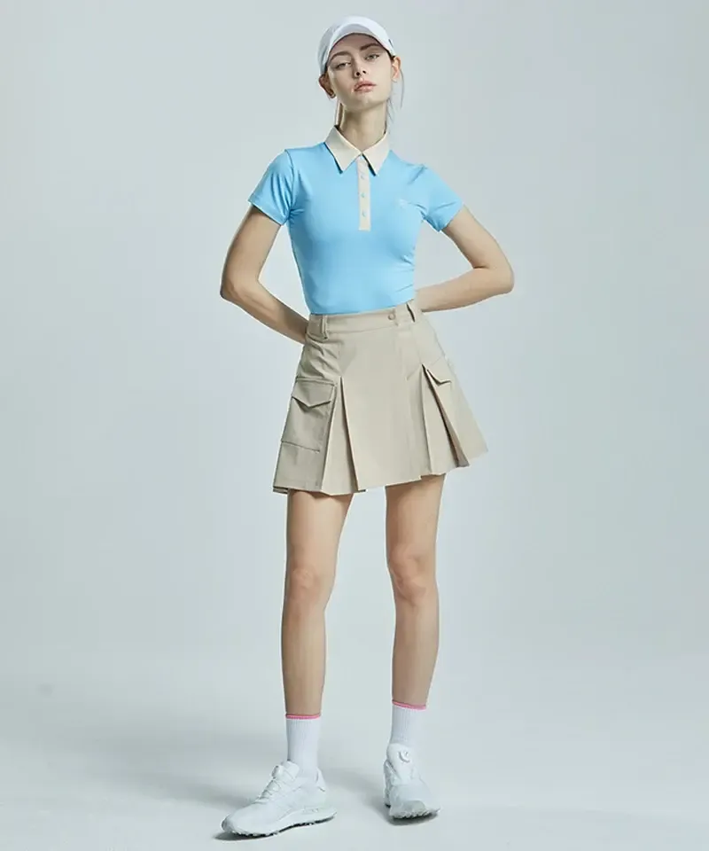 13PointCollarShortSleeveTop