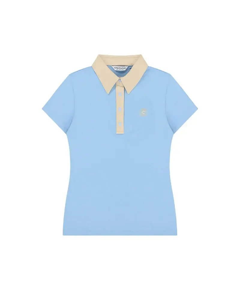 3PointCollarShortSleeveTop