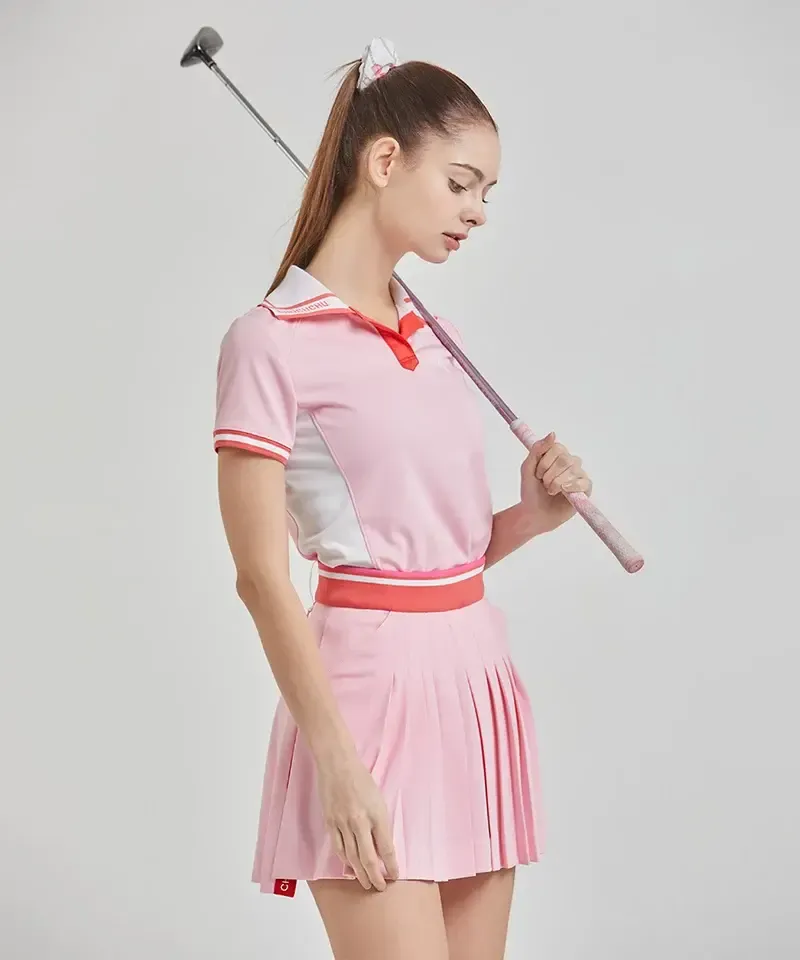 6_Cooling_Wing_Collar_Short_Sleeve_Top_-_Pink