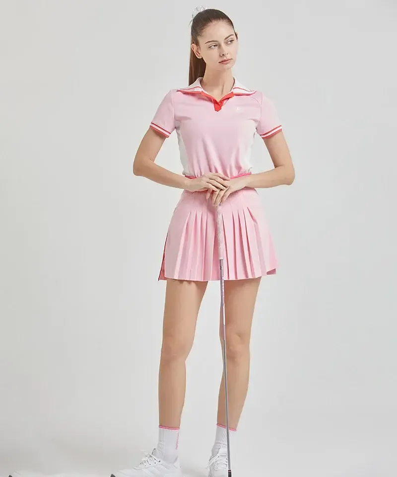 9_Cooling_Wing_Collar_Short_Sleeve_Top_-_Pink