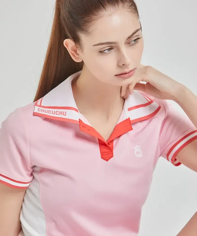 3_Cooling_Wing_Collar_Short_Sleeve_Top_-_Pink