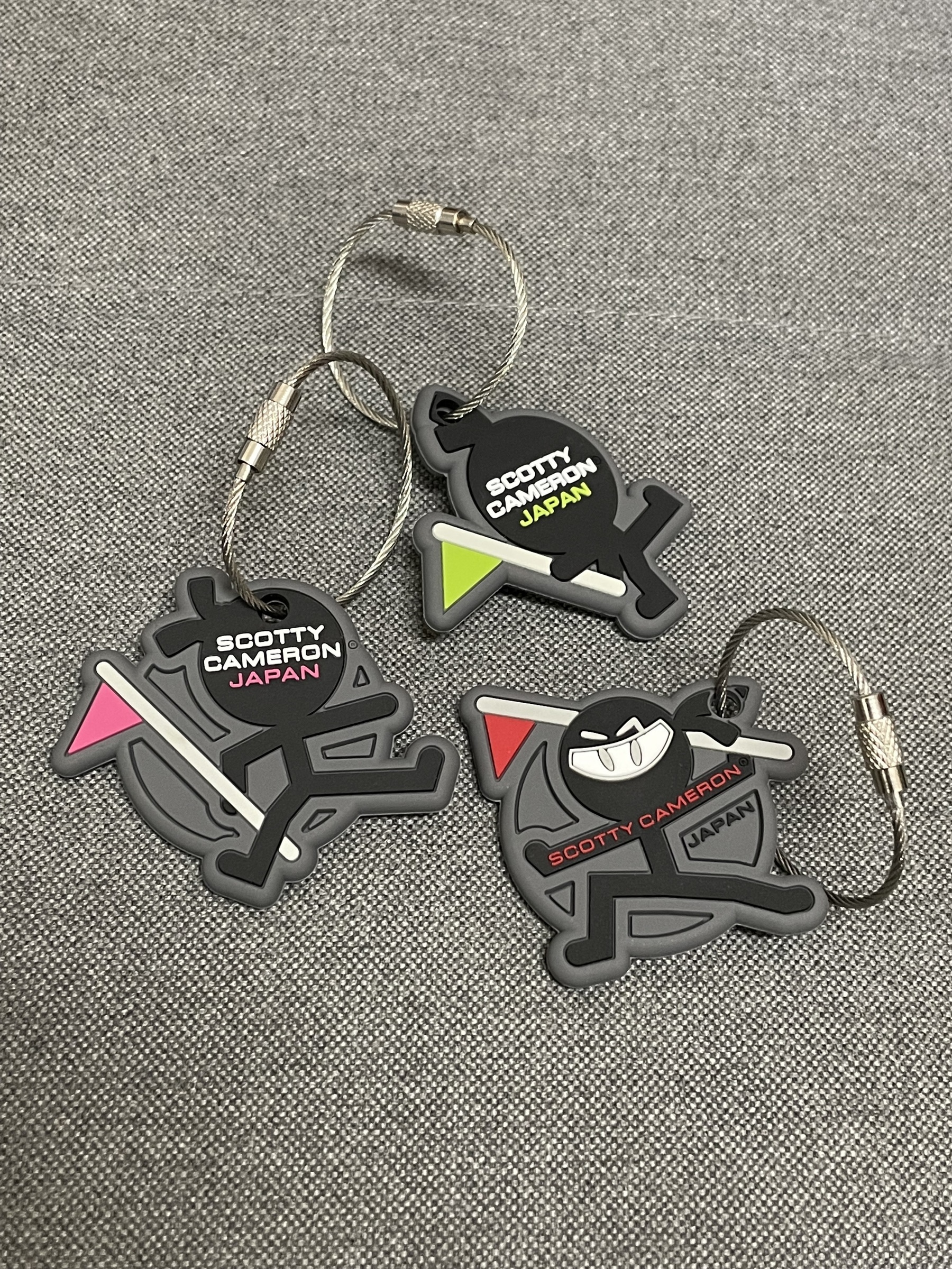 Scotty Cameron 日本限量忍者家族3件鑰匙圈組– 19 PARS