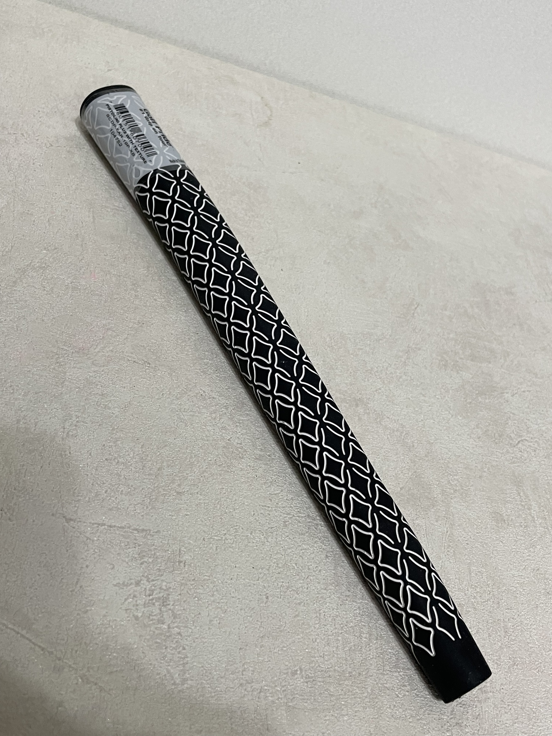 Poignée De Putter Scotty Cameron Pistolero Plus Texturée - Noire, Caoutchouc, Standard