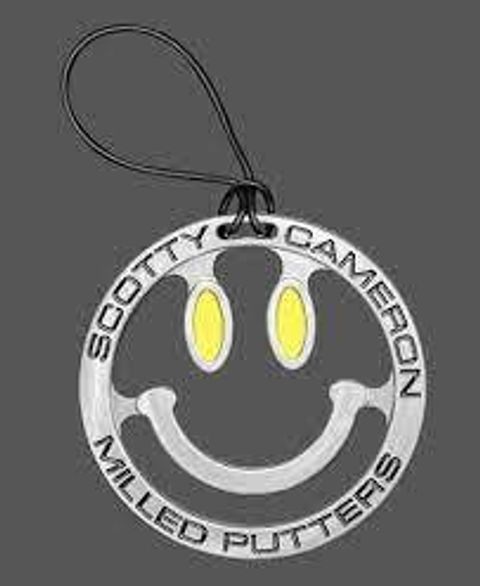 Scotty Cameron Smiley metal bag tag - 卡麥隆笑臉鐵吊牌– 19 PARS