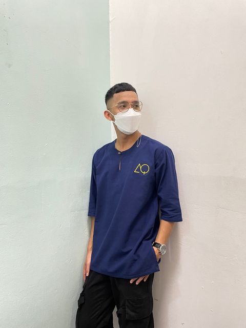 AQ Kurta (Navy Blue)