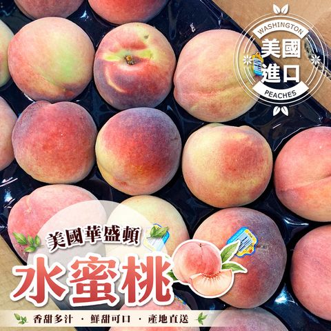 美國華盛頓水蜜桃原箱4.5KG