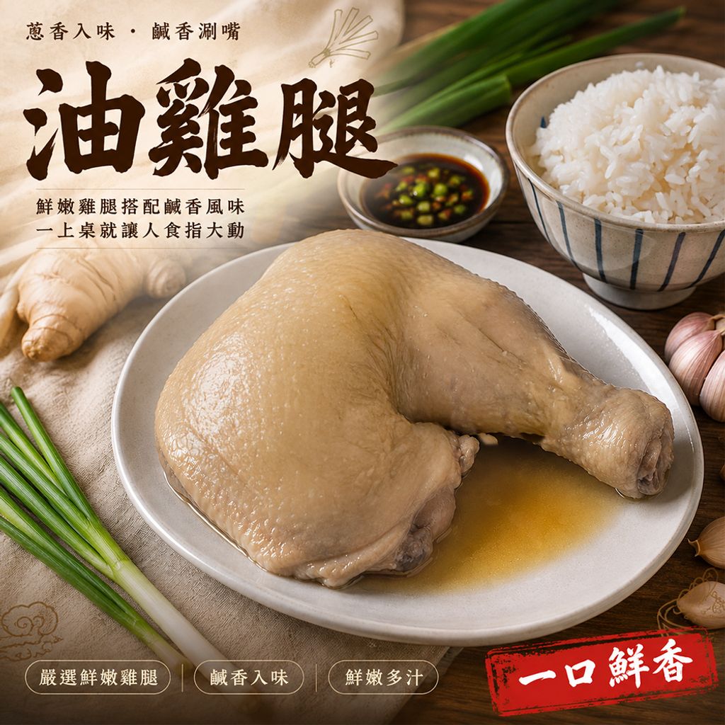 油雞腿
