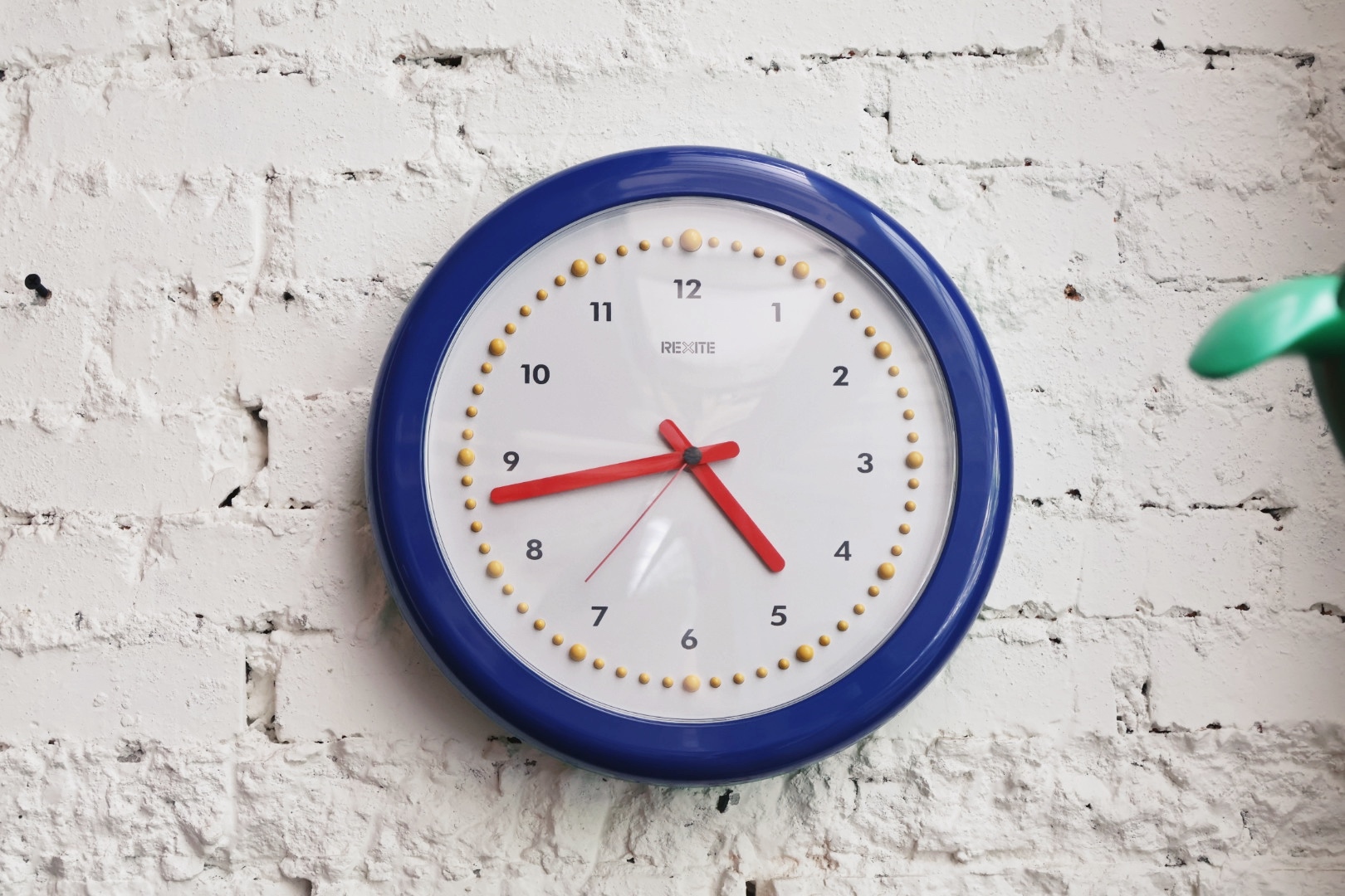 Zero 980 wall clock by Rexite 義大利塑料掛鐘（藍/綠） – mid20thkiosk