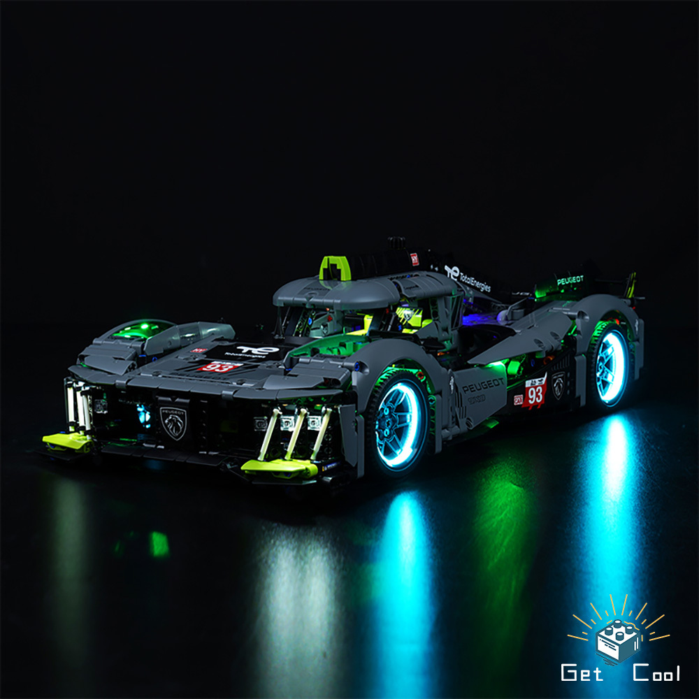 【Brick 12 磚家】LEGO 42156 Peugeot 9x8 超級賽車LED燈光套件