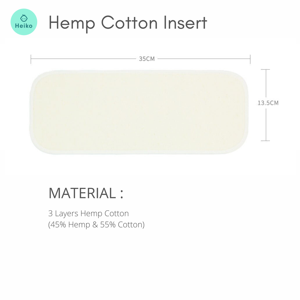 hemp cotton insert