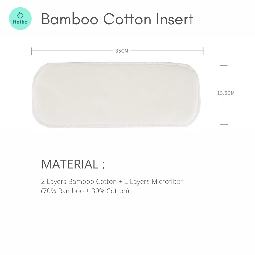 bamboo cotton insert