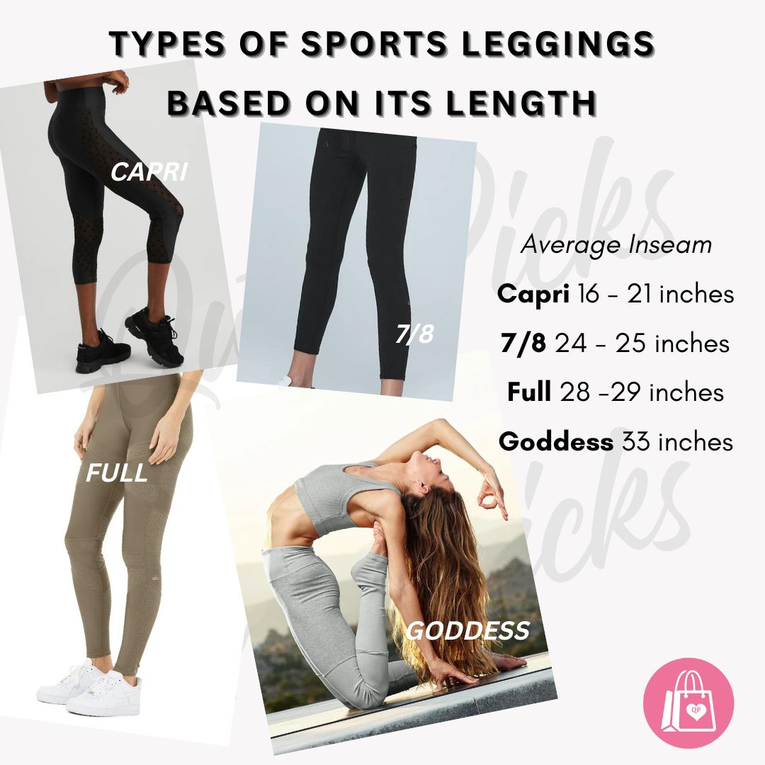 Sports Leggings Length Guide – Qute Picks