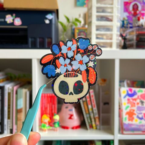 floral-skull