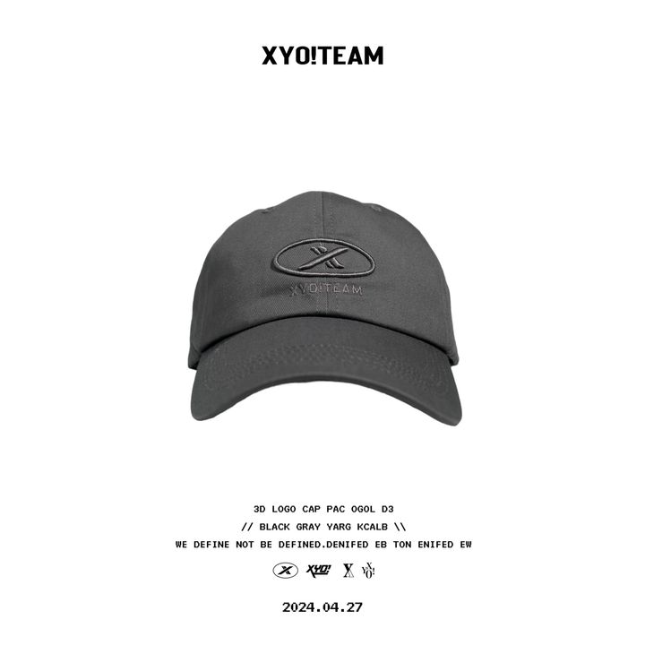 3D LOGO CAP-GRAY02