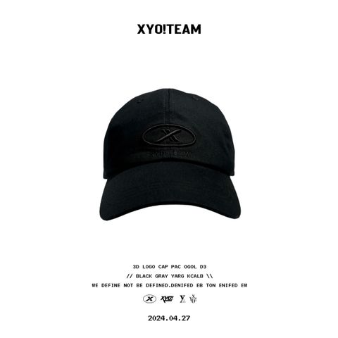 3D LOGO CAP-BLACK02