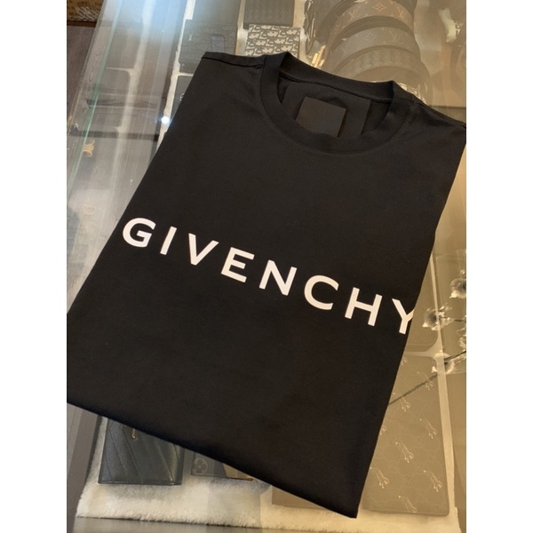 Limit精品✔️Givenchy 經典字母logo設計黑色男生短袖T恤上衣