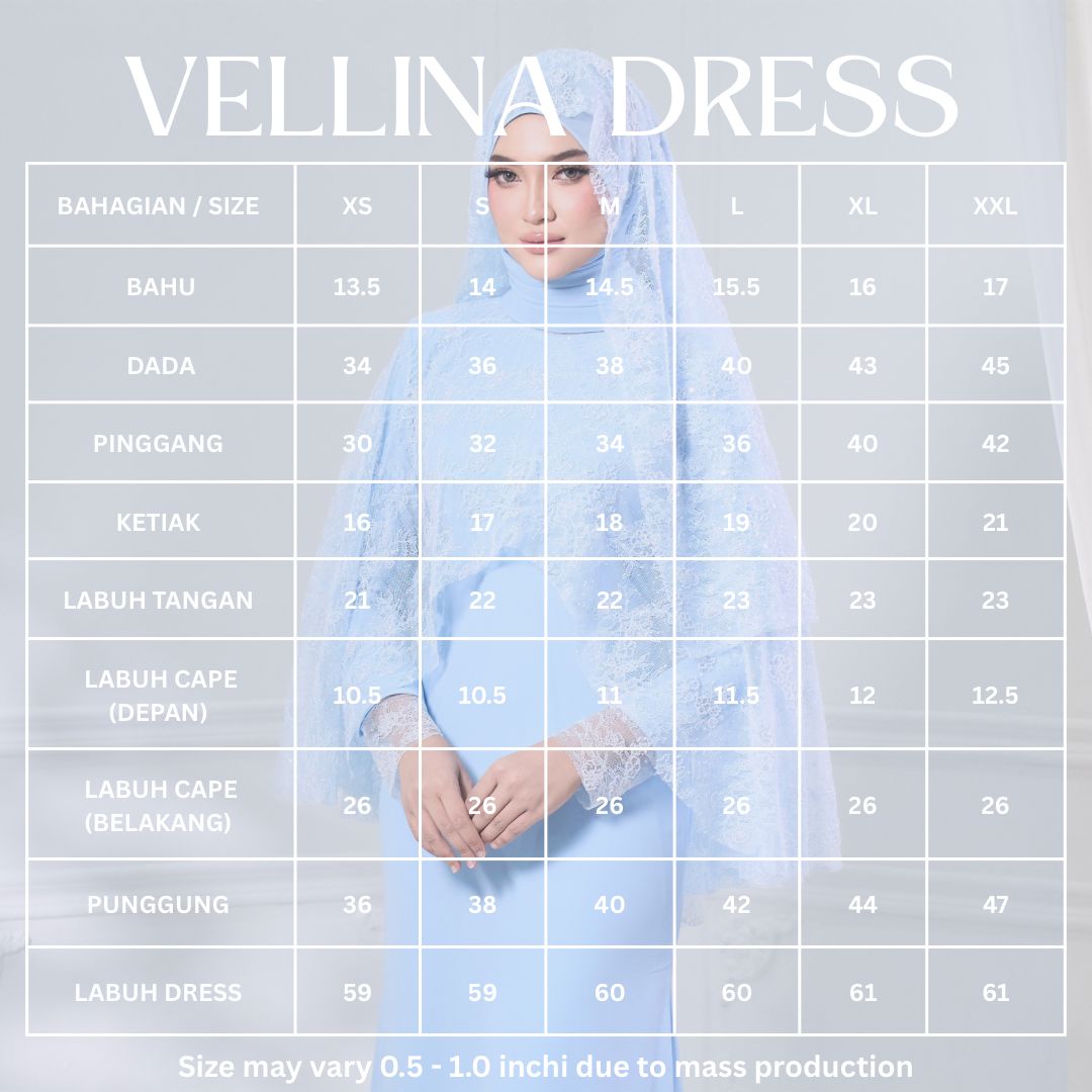 Velina Size
