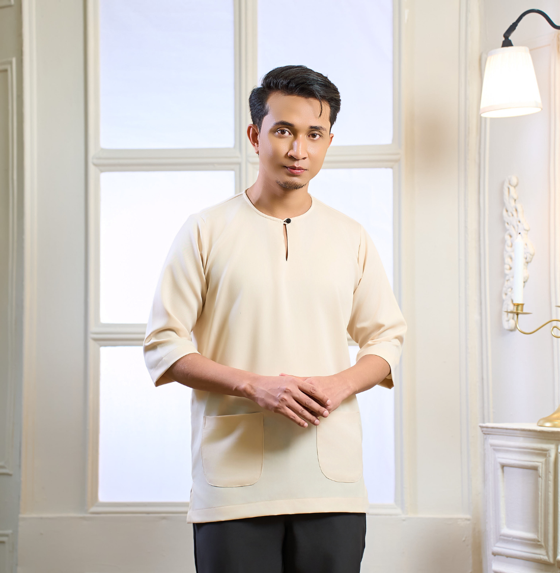 Kurta Rayyan in Champagne