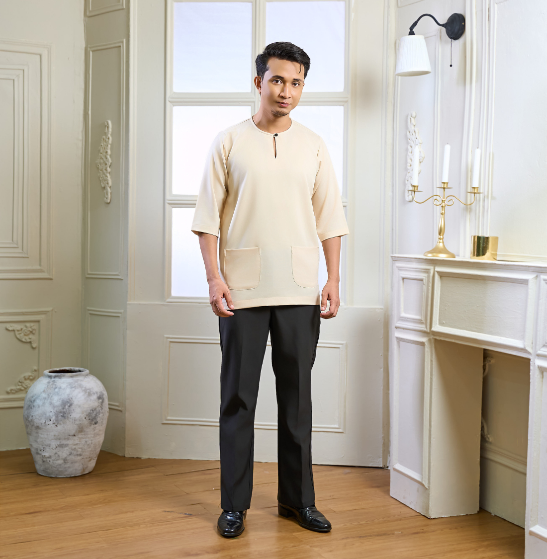 Kurta Rayyan in Champagne