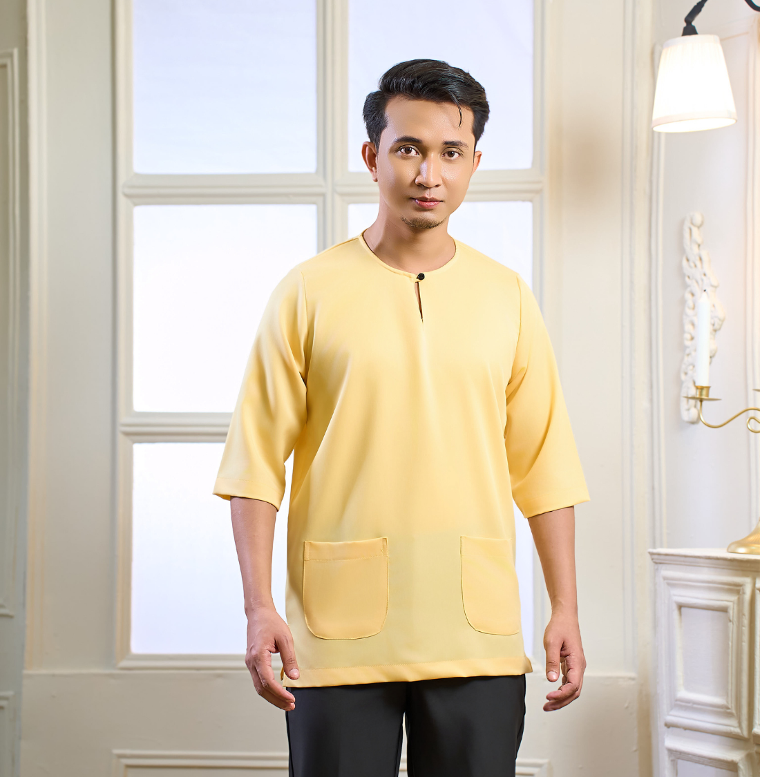 Kurta Rayyan in Soft Yellow