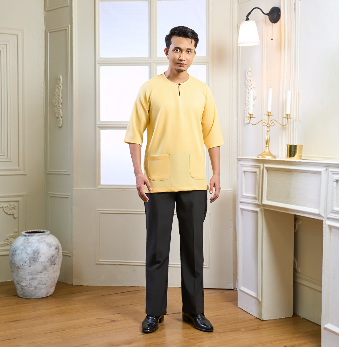 Kurta Rayyan in Soft Yellow