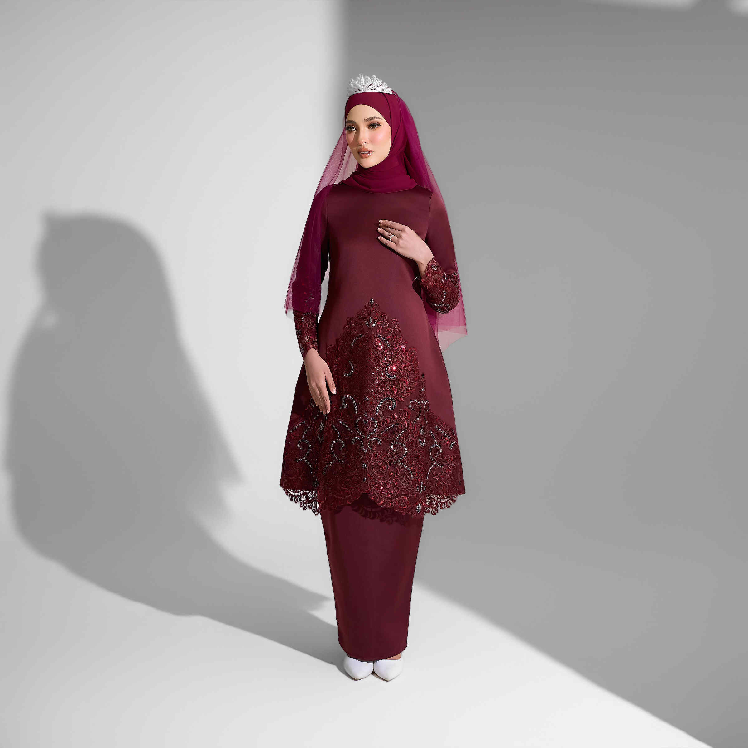 Zalya in Burgundy