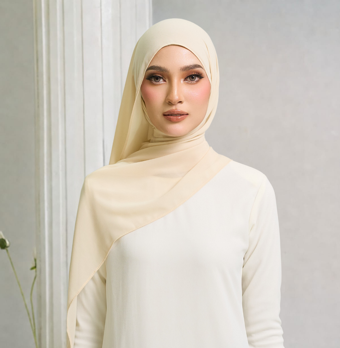 Shawl Lawa in Champagne