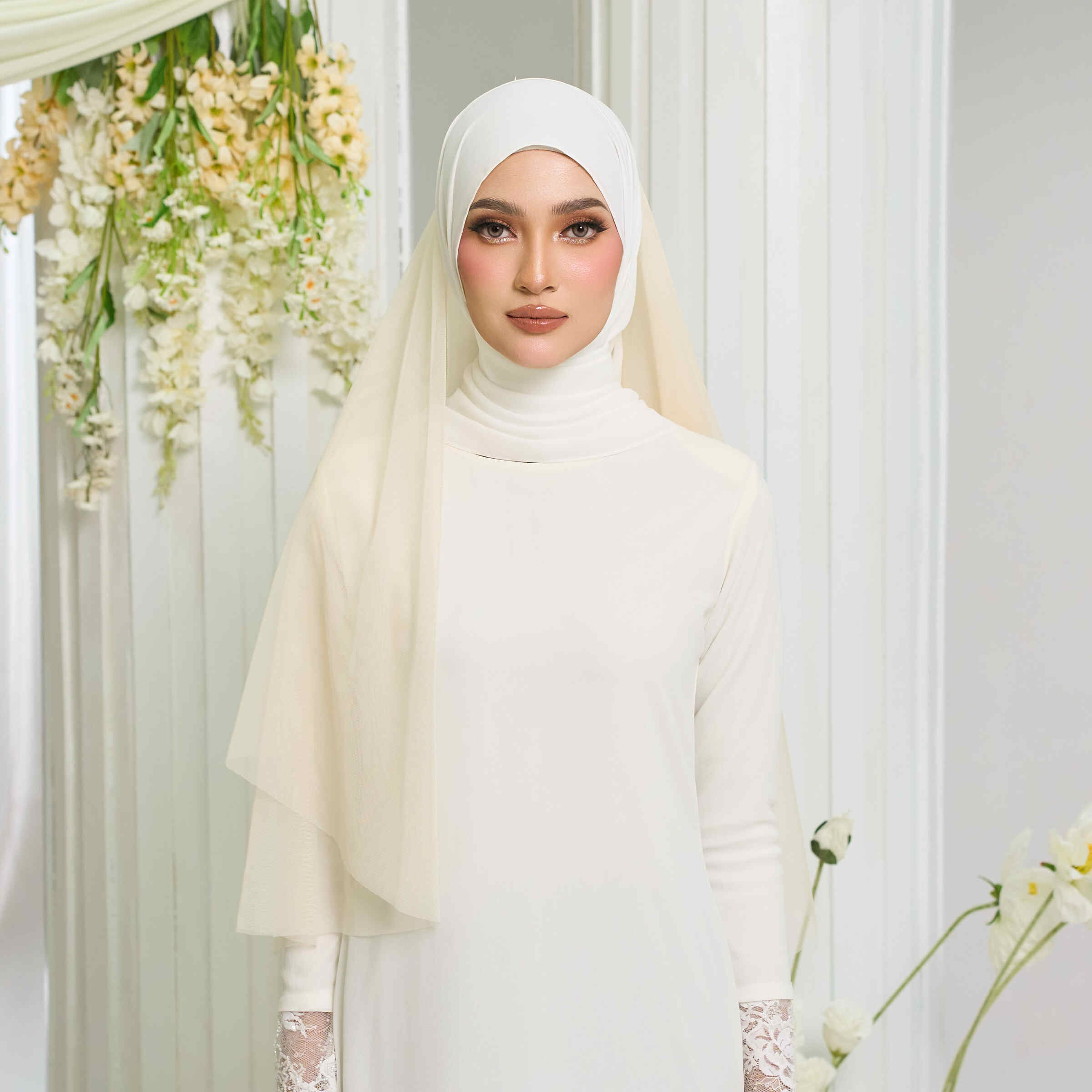 Veil 2 Layer in Champagne