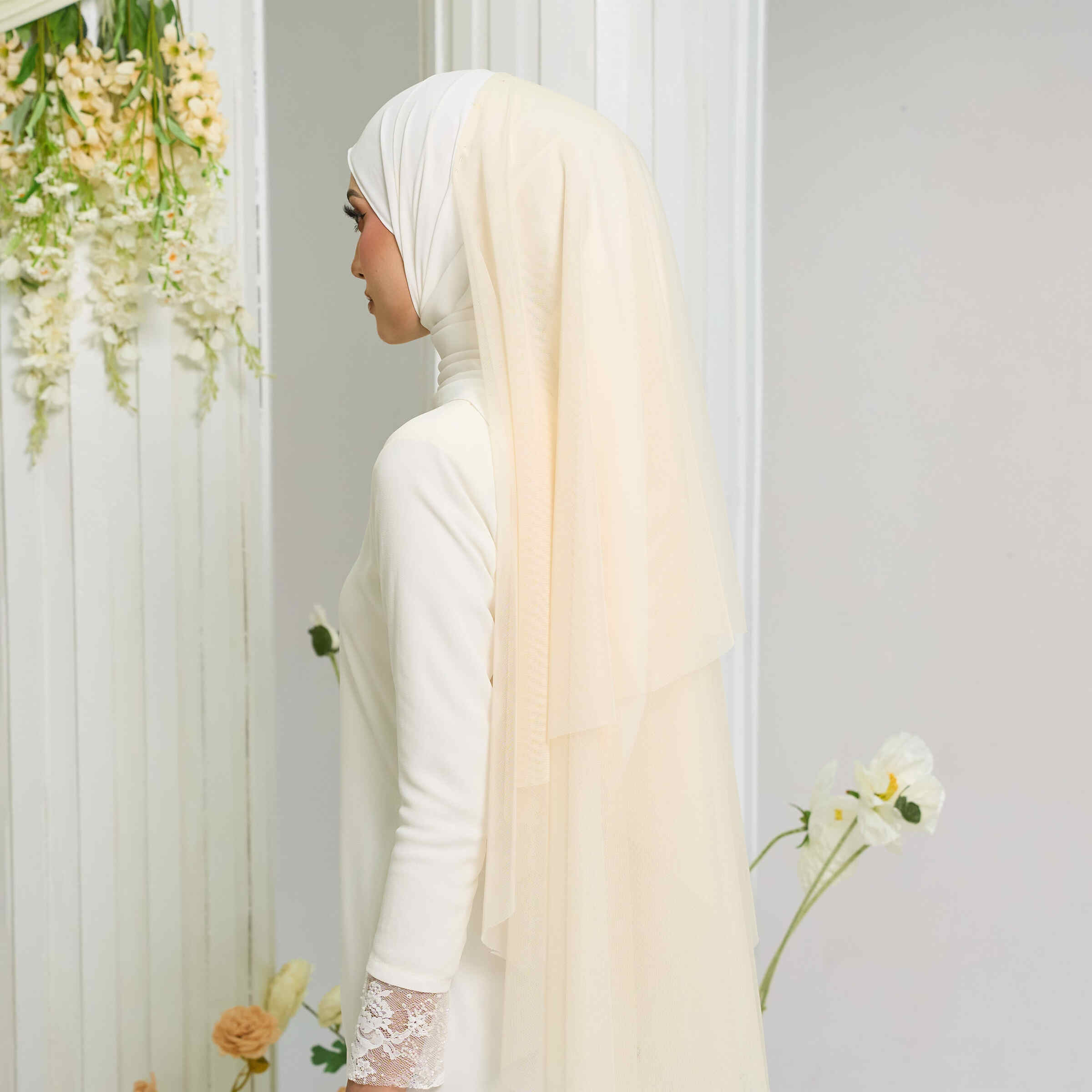Veil 2 Layer in Champagne