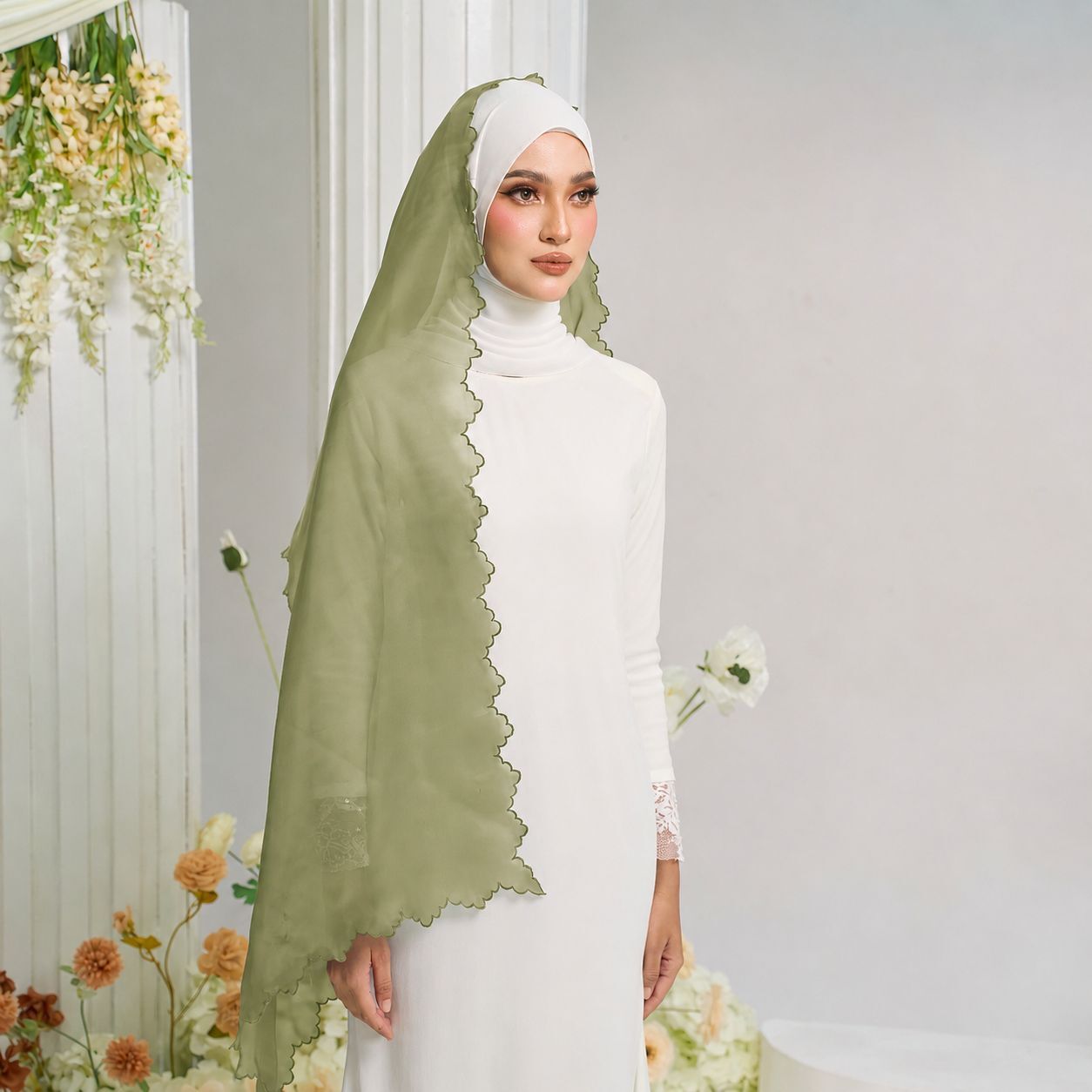 Veil Organza in Matcha