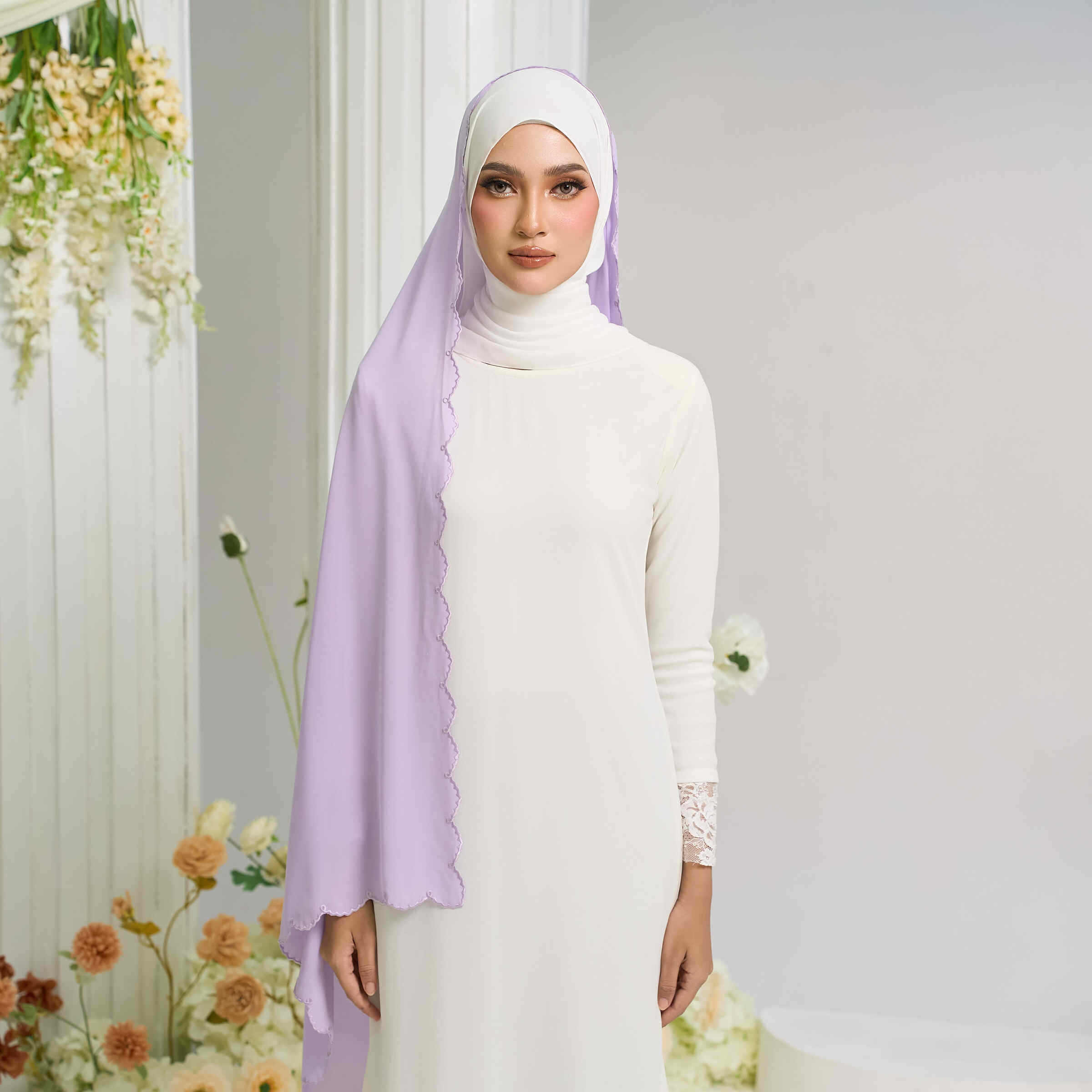 Veil Sulam Chiffon in Lilac